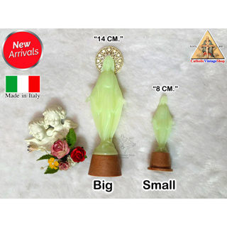 รูปปั้น พระแม่มารีย์ virgin mary Statue เรืองแสง อิตาลี คริสต์ คาทอลิก Luminous Catholic Jesus Figurine Italy statue