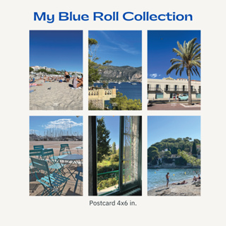ภาพหน้าปกสินค้าพร้อมส่งโปสการ์ดตกแต่งห้อง My Blue Roll collection ซึ่งคุณอาจชอบราคาและรีวิวของสินค้านี้