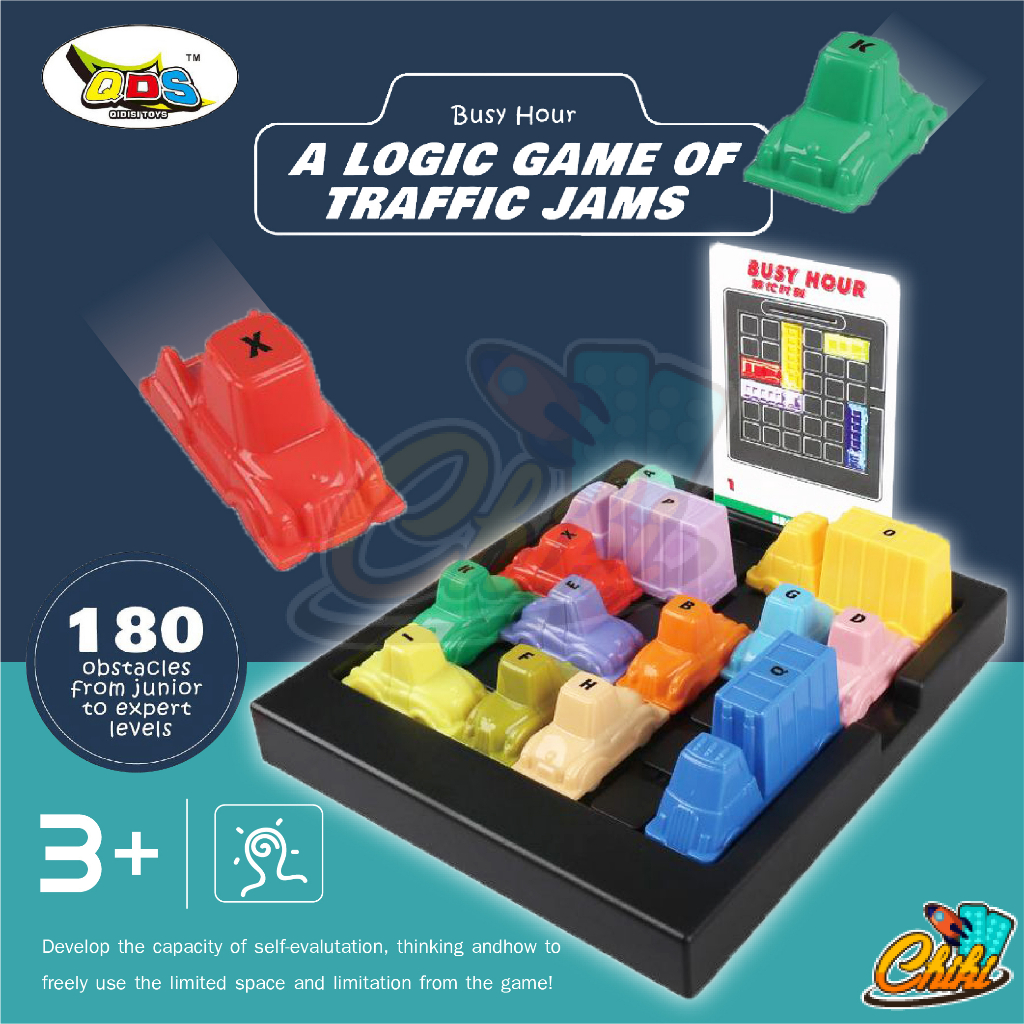 iq-cars-เกมส์ไอคิวจราจร-บรอดเกมส์-เกมส์จอดรถ-a-logic-gamr-of-traffic-jams