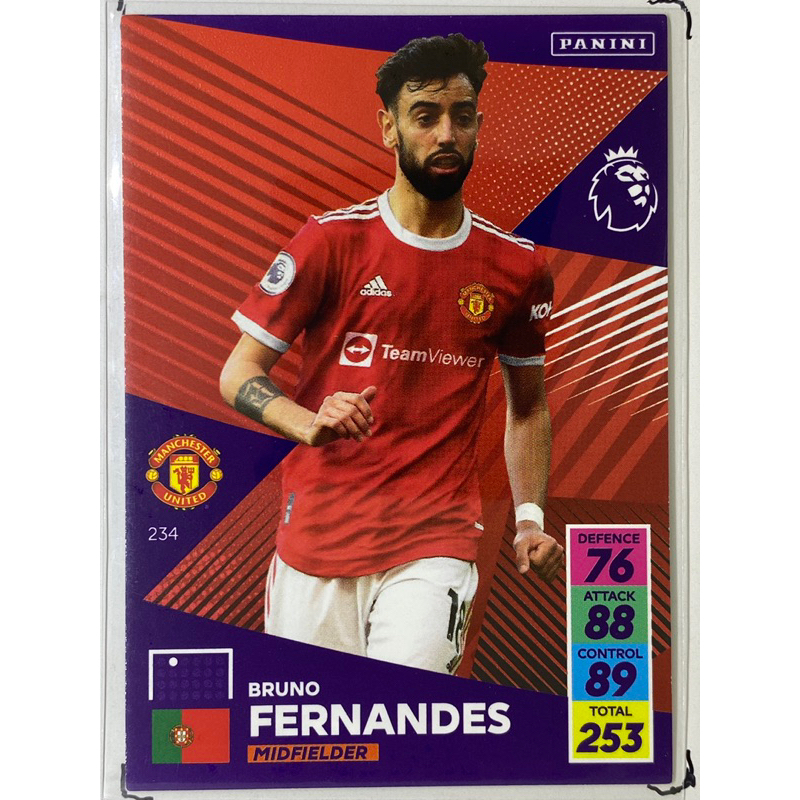 การ์ดนักฟุตบอล-bruno-fernandes-การ์ดสะสม-manchester-united-การ์ดนักเตะ-แมนยู