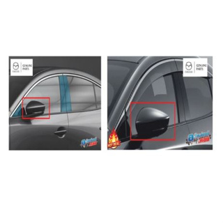 (ของแท้) ฝาครอบ กระจก มองข้าง ขวา-ซ้าย สีดำ (Jet Black 41W) ของแท้ เบิกศูนย์ มาสด้า 3 Mazda 3 (ปี 2019-2021)