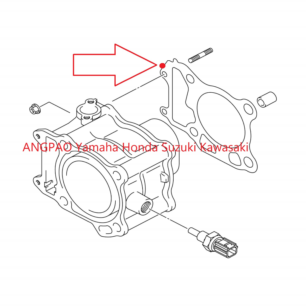 ปะเก็นเสื้อสูบ-burgman-200-แท้ศูนย์-suzuki-burgman200-ซูซูกิ-เบิร์กแมน-200-เบิร์กแมน200-ปะเก็นเสื้อ