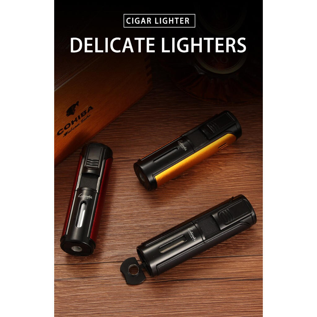 lubinski-lighter-torch-ไฟแช็ค-ไฟแชก-เติมได้-สำหรับสายเติม-model-yja-10005