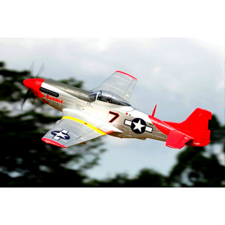 เครื่องบินโฟม ตัวลำ+ชุดไฟ FMS 1700mm P51D Mustang -Red Tail PNP (ไม่รวมวิทยุ รีซีฟ แบต) FMS041P-RT