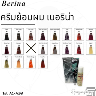 Berina (เบอร์ 1-20) เบอรีน่า เบอริน่า เปลี่ยนสีผม สีดำ สีสว่าง สีบรอนด์ สีม่วง