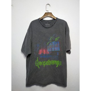 เสื้อยืด มือสอง ลายภาพยนตร์ Goosebumps อก 44 ยาว 28