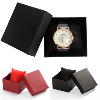 🔥พร้อมส่ง🔥 กล่องเก็บนาฬิกาข้อมือ เครื่องประดับ กล่อง นาฬิกาข้อมือ ราคาถูก คละสี