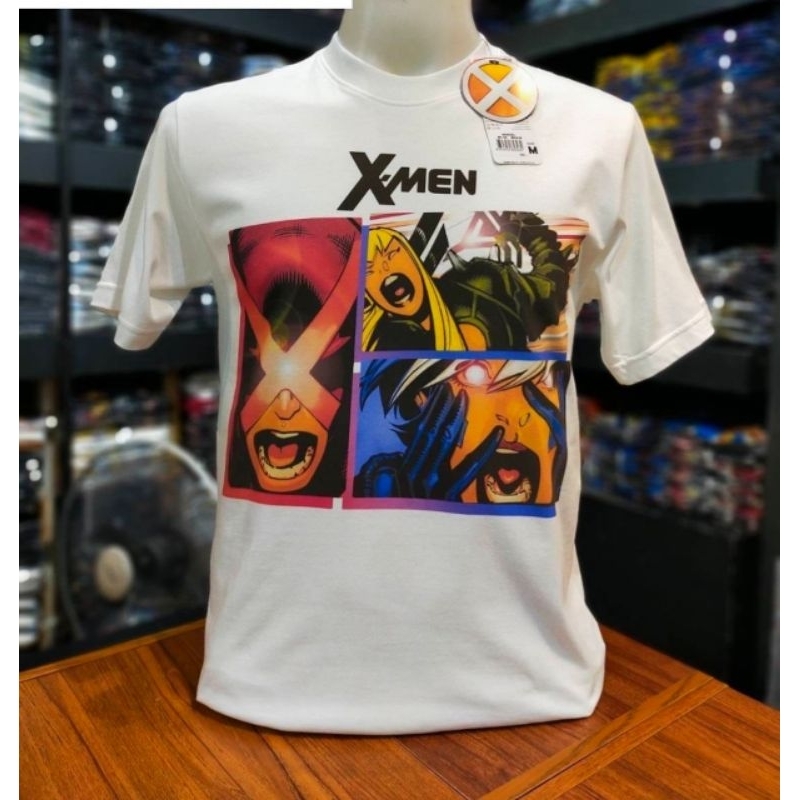 เสื้อmarvel-ลาย-x-men-สีขาว-mx-146