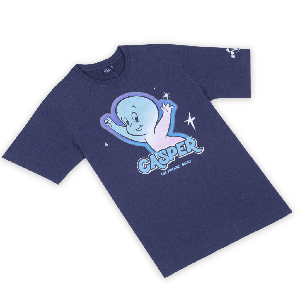 universal-studios-men-casper-the-friendly-ghost-เสื้อผู้ชายยูนิเวอร์แซล-สตูดิโอ-แคสเปอร์-สินค้าลิขสิทธ์แท้100-characters-studio