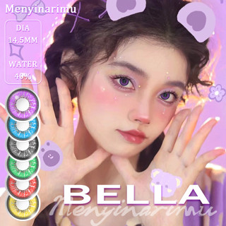 SparkleGirl🧿 BELLA PURPLE คอนแทคเลนส์สี สีม่วง น่ารัก ธรรมชาติ คอนแทคเลนส์ 14.5มม.1คู่ คอนแทคเลนส์แห่งปี