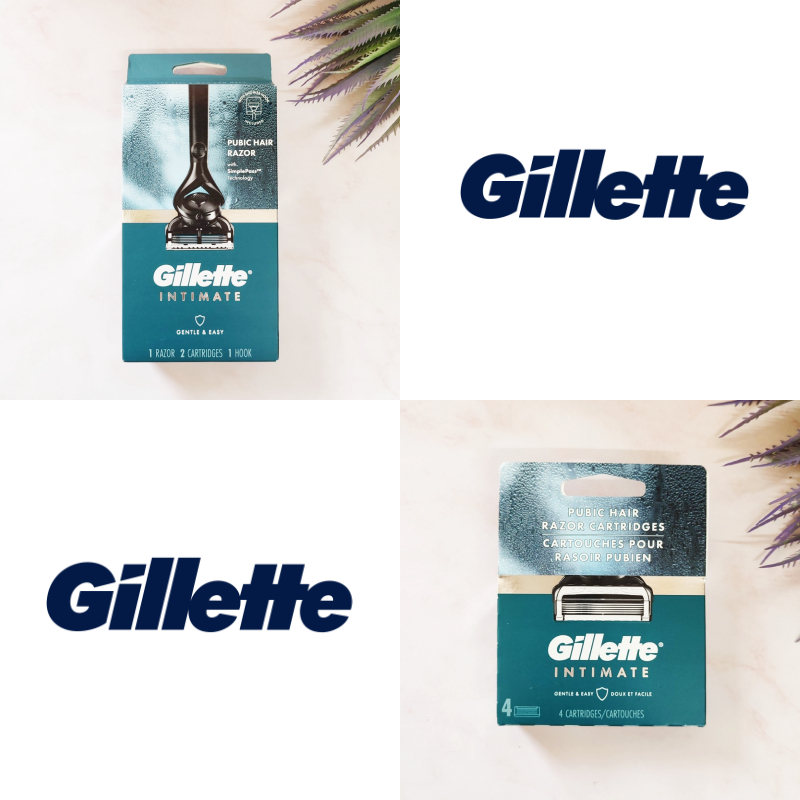 [Gillette®] Intimate Pubic Hair Razor Gentle & Easy ยิลเลตต์ ชุดมีดโกน ...