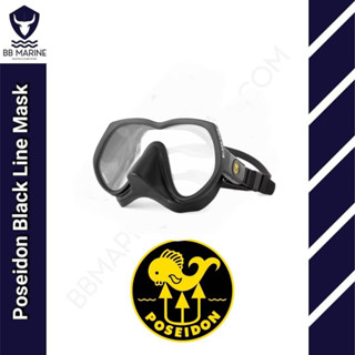 BB Marine Mask Poseidon Black Line Mask