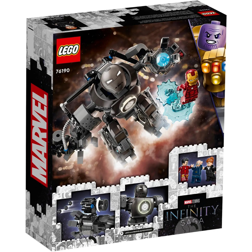 lego-marvel-76190-iron-man-iron-monger-mayhem-เลโก้ใหม่-ของแท้-พร้อมส่ง