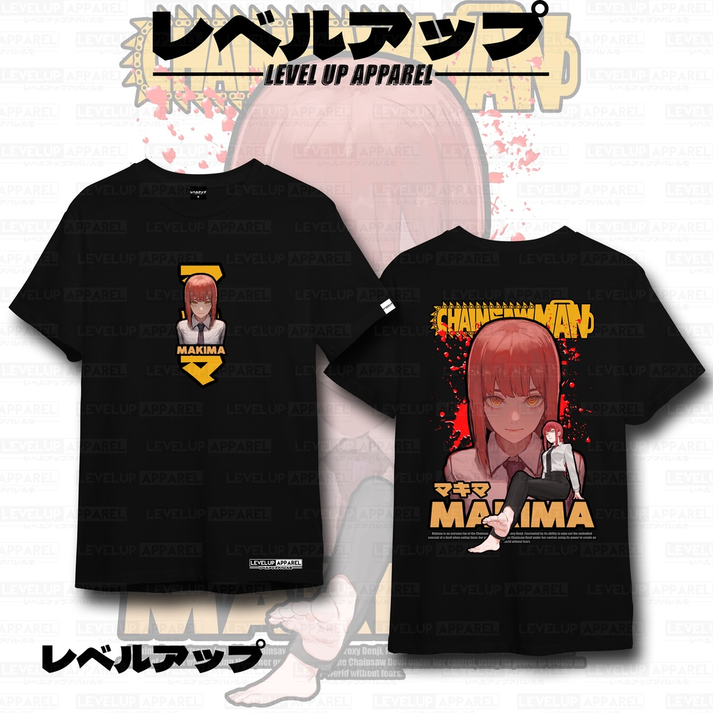 อะนิเมะ-chainsaw-man-makima-เสื้อควบคุม-dvl-เสื้อยืดเทรนด์ใหม่ล่าสุด