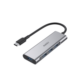 AUKEY CB-C94 4-Port USB C Hub Aluminum Alloy with 4 USB 3.0 Ports