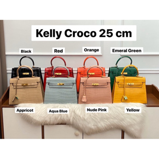 💕New Item💕 Kelly croc Size 25 cm  Pu premium