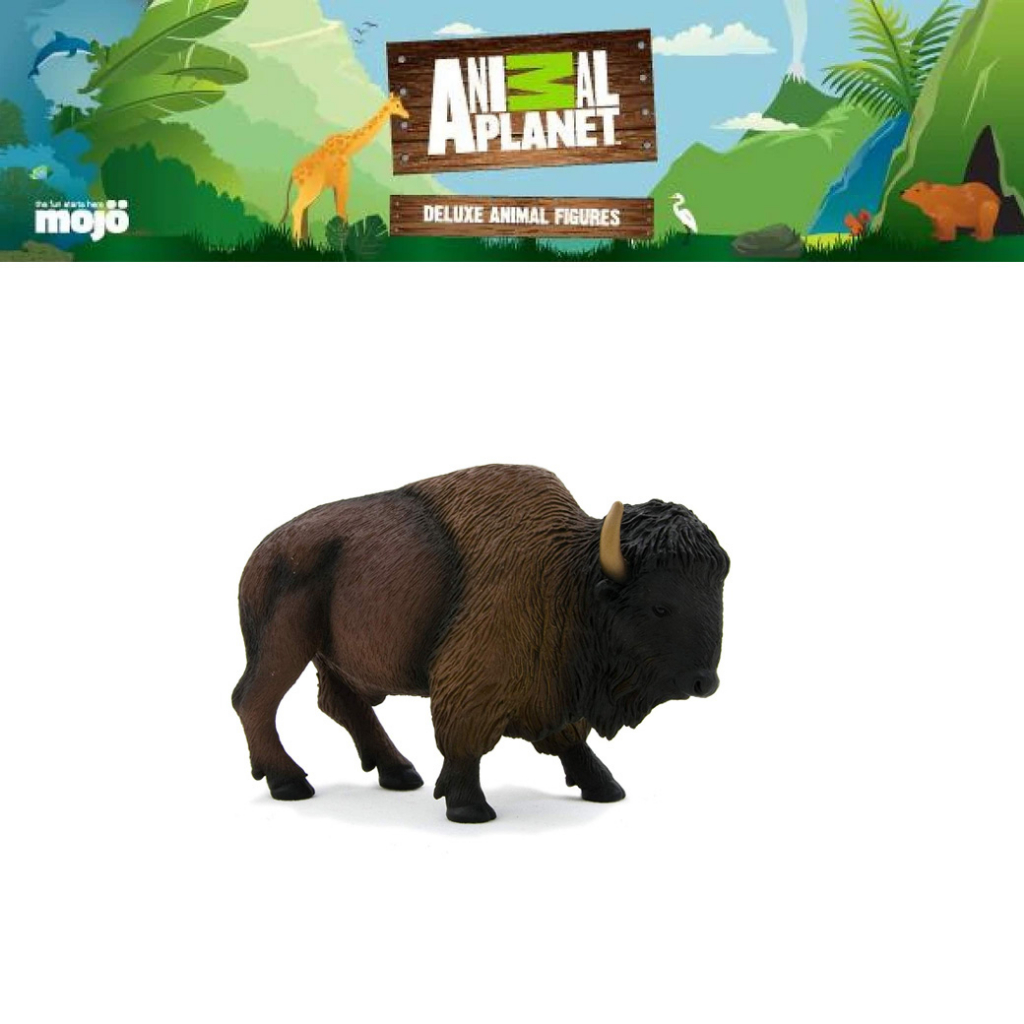 โมเดล-ของเล่นเด็ก-animal-planet-model-387024p-american-bison-buffalo-ควายไบซันอเมริกัน