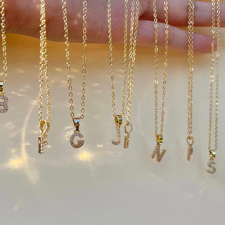 สร้อยคอจี้ตัวอักษร Alphabet necklace