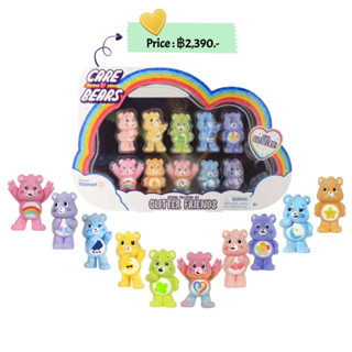 Care Bears - 2" Collectible Figures Ten Pack - Exclusive Glitter Bears!