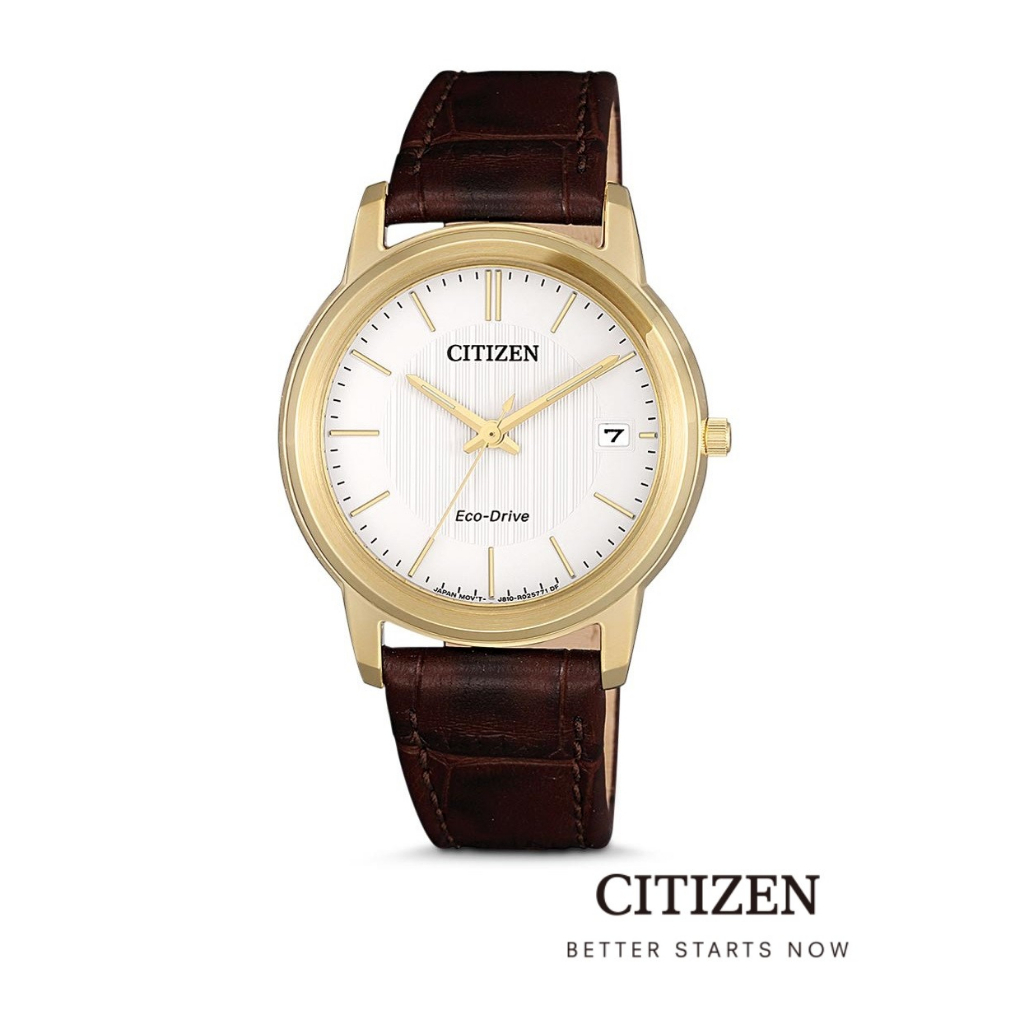 citizen-eco-drive-fe6012-11a-leather-lady-watch-นาฬิกาผู้หญิงพลังงานแสง