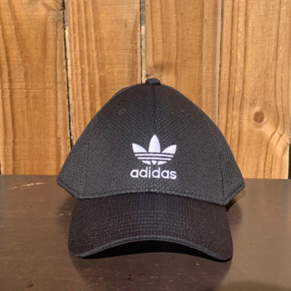 Adidas Stretch Fit Hat Cap Large Extra Large L XL Black หมวกแบรนด์ adidas มือ1 ของแท้💯