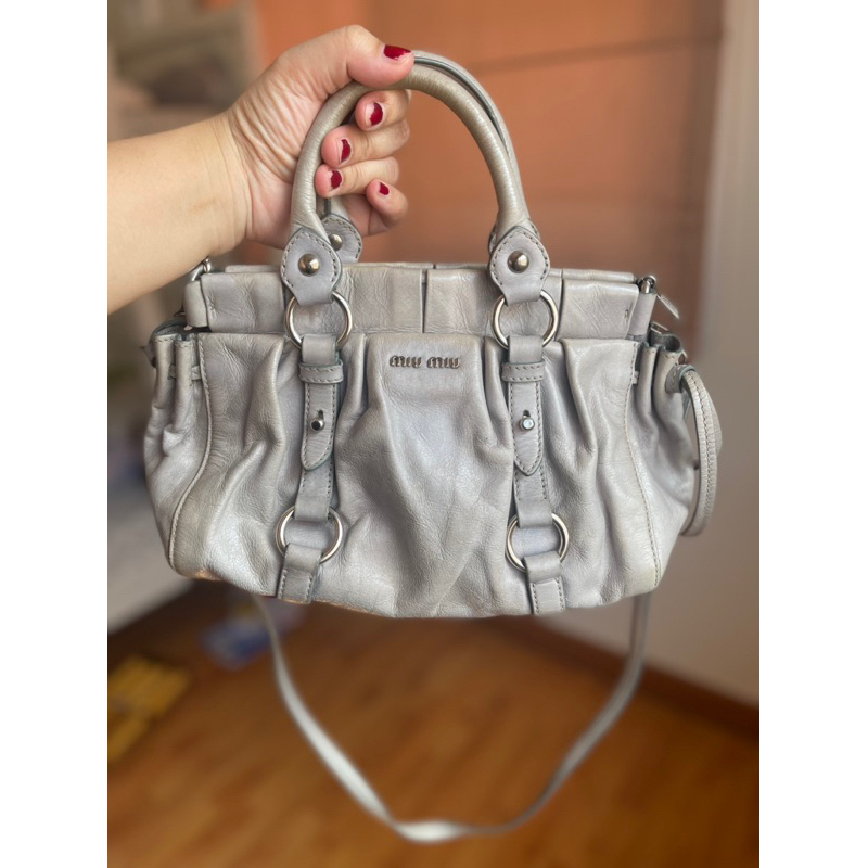 miu miu แท้ มือสอง สภาพใช้งาน | Shopee Thailand
