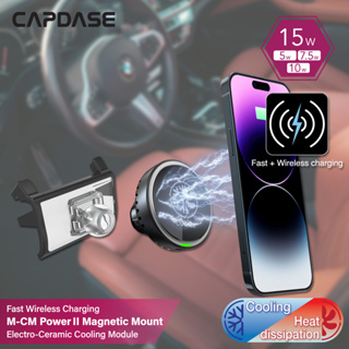 Capdase M-Cm Power Ii แท่นชาร์จแม่เหล็กไร้สาย Dsh Base-Bmwx5 สําหรับ Bmw X5 &amp; X6 (2014-2018)