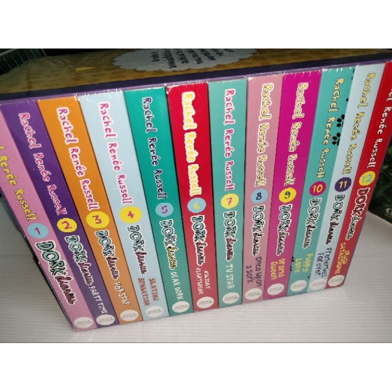 หนังสือdork-diaries-boxset-12เล่ม-ภาษาอังกฤษมือหนึ่งในซีล