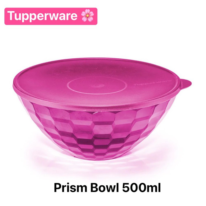 Tupperware รุ่น Prism Bowl สีชมพู หรูหรามาก | Shopee Thailand