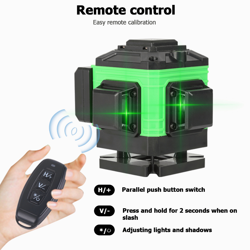 เวลา-จำกัด-ราคาต่ำ-เลเซอร์วัดระดับ-3d-12-16-เส้น-เลเซอร์วัดระยะ-เครื่องวัดระดับเลเซอร์-360-องศา-อุปกรณ์สำหรับปรับระดับ