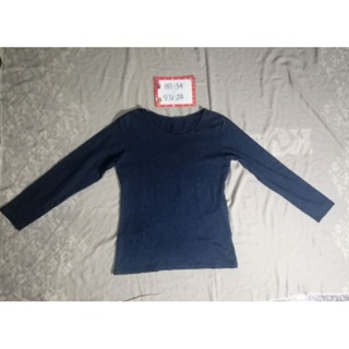 เสื้อฮีทเทค ลองจอน​ อก 34 แบรนด์​ญี่ปุ่น gu fleece heatech ไซต์ L