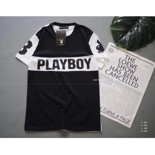 พร้อมส่ง💥เสื้อยืดเพลบอย งานสกรีนอกแน่นๆ ผ้าคอตตอน💯 ราคาถูก มีเก็บปลายทาง