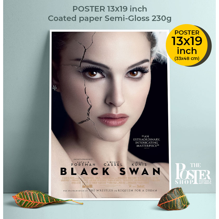 Black Swan Poster (2010) โปสเตอร์ภาพยนต์ แบล็ค สวอน / Natalie Portman ...