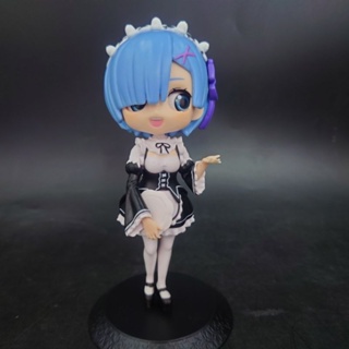 โมเดล เรม Rem Qposket จากเรื่อง Re-Zero สูงประมาณ 16 Cm น่ารักมาก♥️ ราคาถูก