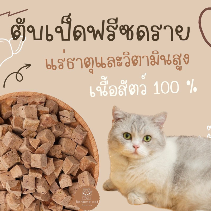 ตับเป็ดฟรีซดราย-ขนมสัตว์เลี้ยง-ขนมแมวขนมสุนัข