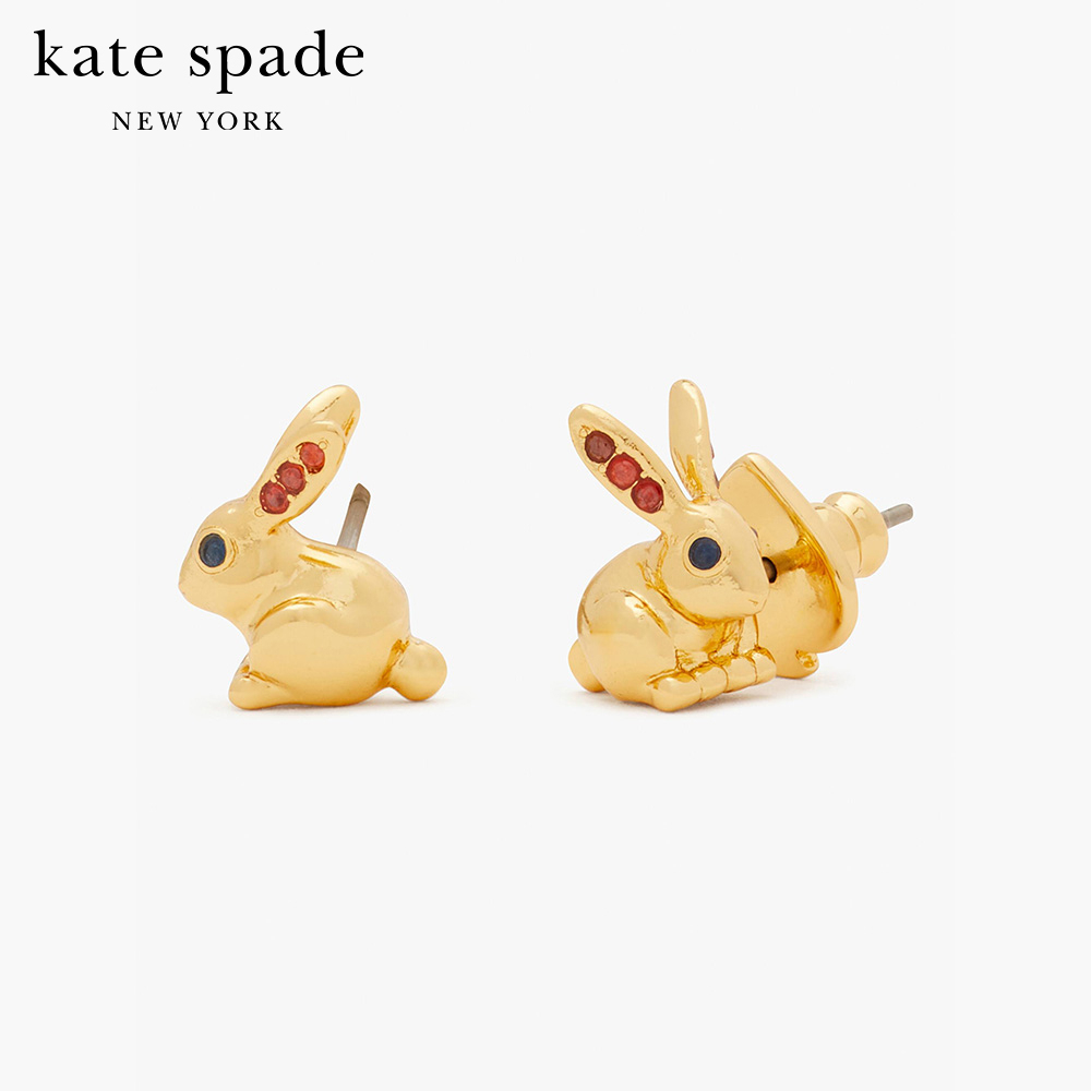 KATE SPADE NEW YORK YEAR OF THE RABBIT STUDS KA897 ต่างหู | Shopee Thailand
