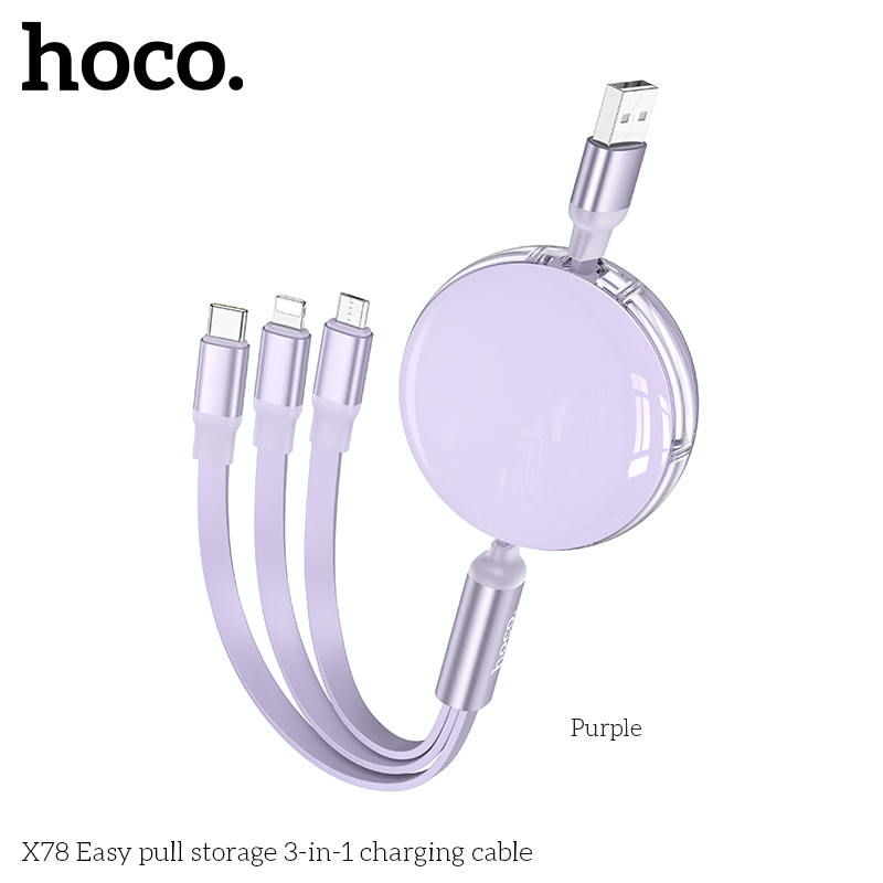 hoco-รุ่น-x78-สายชาร์จ-3in1-micro-tpye-c-lp-3สี-2a-ยาว1m-แท้-140266