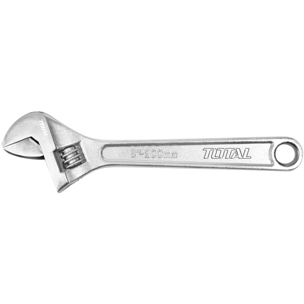 TOTAL กุญแจเลื่อน ขนาด 8 นิ้ว THT101083 Adjustable Wrench ประแจเลื่อน