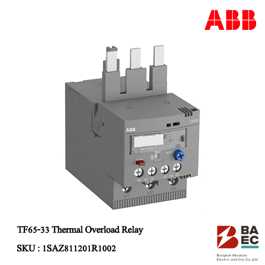 ABB TF65-33 Thermal Overload Relay | Shopee Thailand