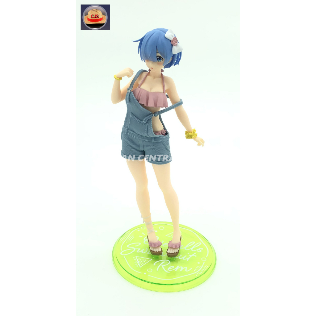 ส่งตรงจากญี่ปุ่น-โมเดลฟิกเกอร์อนิเมะ-re-zero-starting-life-in-another-world-rem-precious-original-salopette-ชุดว่ายน้ํา-ver-taito-character-collection-goods-kawaii-display-item-prize-anime-model