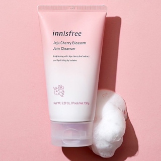 ♥️พร้อมส่ง แท้100%♥️ Innisfree jeju cherry blossom jam cleanser 150g อินนิสฟรี เจจู บลอสซั่ม แยม คลีนเซอร์