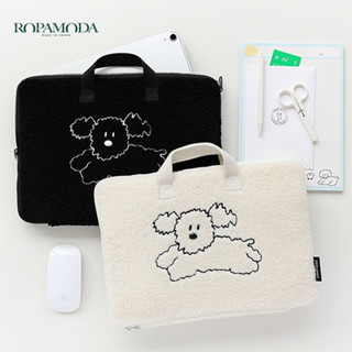 Romane Little paper13 type Run paper Boucle Wide Laptop Pouch ลิขสิทธิ์แท้จากโรมาเน่ Brunch Brother Made in Korea(65523)