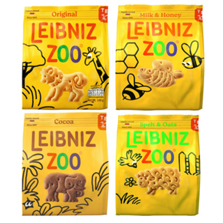 Bahlsen Leibniz Zoo Biscuit บาวเซ่น บิสกิตรูปสัตว์ 100 กรัม มี 4 รสชาติครับ
