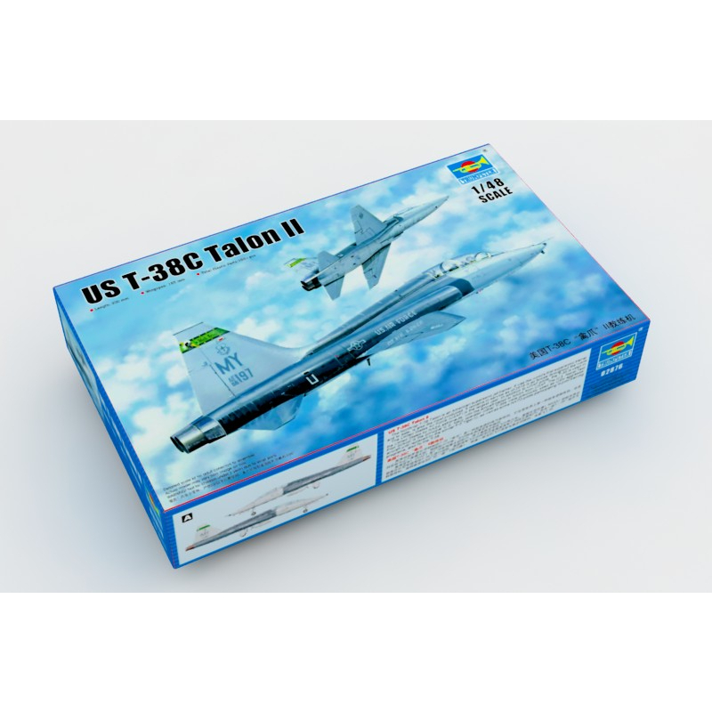 พลาสติก โมเดล ประกอบ TRUMPETER สเกล 1/48 US T-38C Talon II (02876 ...