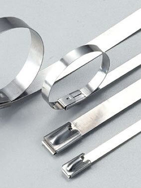 "HACO"    เข็มขัดรัดสายไฟสแตนเลสกลม/Stainless Steel Ball Ties***ราคาต่อแพ็ค*** (สามารถออกใบกำกับภาษีได้ค่ะ)