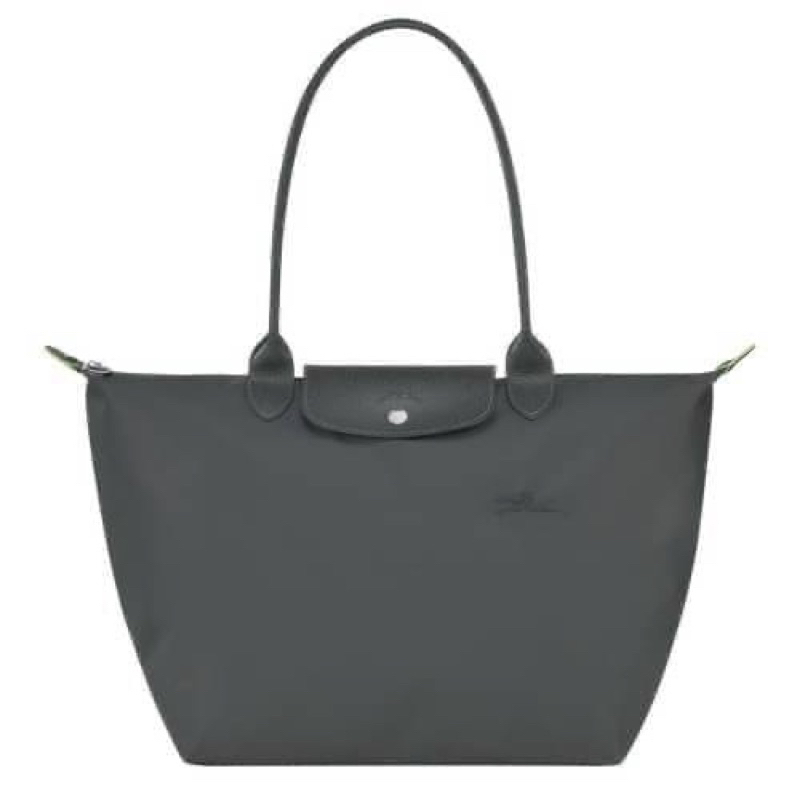 สด-ผ่อน-le-pliage-green-กระเป๋า-longchamp-รุ่นใหม่-size-m-long-หูยาว-ปักม้า