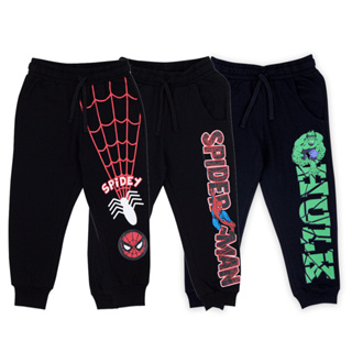 Marvel Boy Pants Spider-man&Hulk -กางเกงขายาวเด็กมาร์เวล พิมพ์ลายสไปเดอร์แมน ฮัค สินค้าลิขสิทธ์แท้100% characters studio