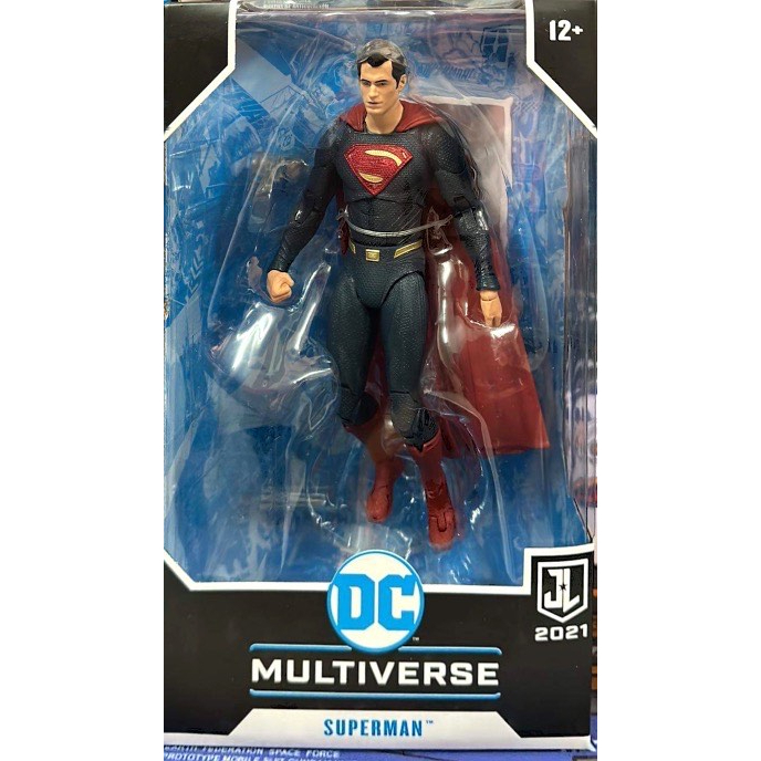 McFarlane DC Multiverse, Gold Edition 64385947 Superman Earth 2, con Comic Esclusiva collezione Superman Ghosts of Krypton, articolata 22 punti, 18 cm, per collezionisti, Bizak
