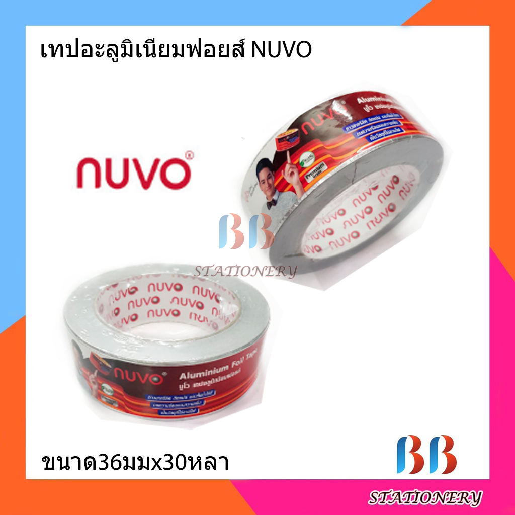 nuvo-เทปอะลูมิเนียม-nuvo-ขนาด-36-มม-x-30-หลา