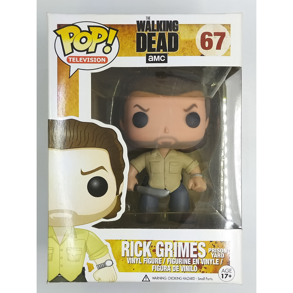 funko-pop-walking-dead-rick-grimes-prison-yard-67-กล่องมีตำหนิ-แบบที่-2